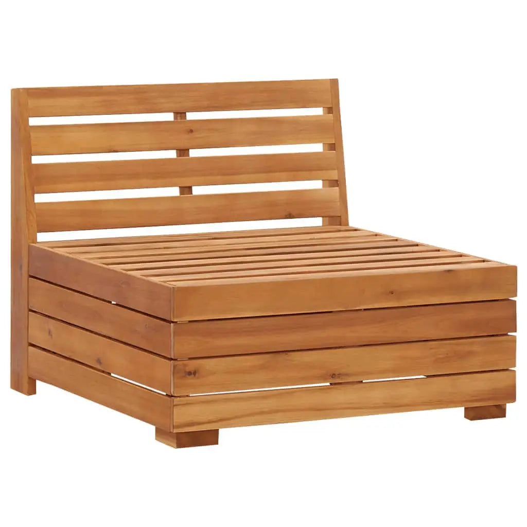 2 - Sitzer - Gartensofa mit Kissen Massivholz Akazie