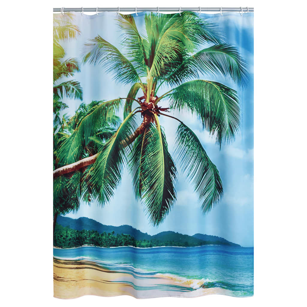 RIDDER Duschvorhang Palm Beach 180 x 200 cm