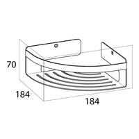 Tiger Eckablage für Dusche Caddy Silbern 1400430946