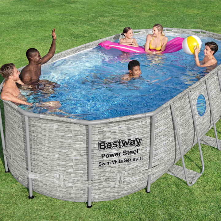 Power Steel Swim Vista Series Pool Set 549x274x122 cm