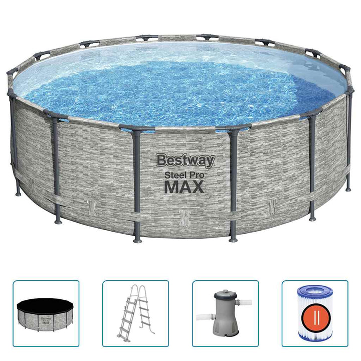 Power Steel Swimming Pool 427x122 cm
