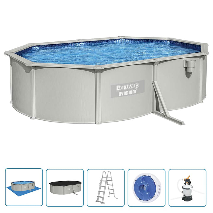 Hydrium Swimmingpool-Set 500x360x120 cm