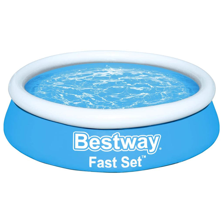 Fast Set Aufblasbarer Pool Rund 183x51 cm Blau