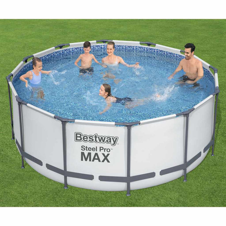 Steel Pro MAX Swimmingpool-Set Rund 366x122 cm
