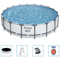 Bestway Steel Pro MAX Stahlrahmen-Pool-Set 549x122 cm