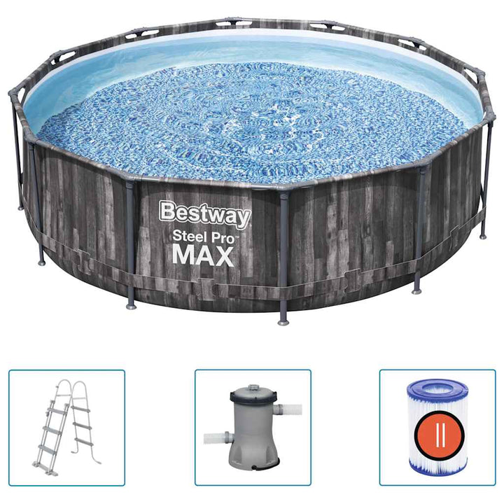 Steel Pro MAX Pool-Set 366x100 cm