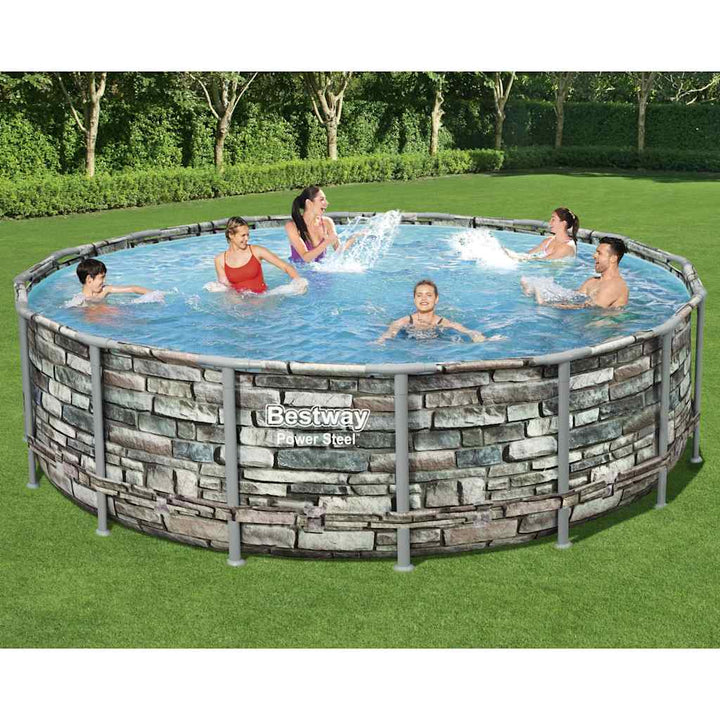 Power Steel Swimmingpool-Set 488x122 cm