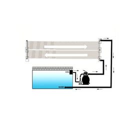 vidaXL Solar-Panel für Poolheizung 80x620 cm