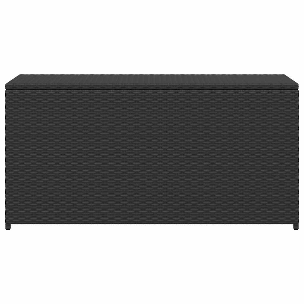 Garten-Auflagenbox Schwarz 120x50x60 cm Poly Rattan
