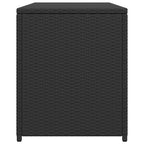 Garten-Auflagenbox Schwarz 120x50x60 cm Poly Rattan