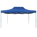 Faltzelt Pop-Up 3x4,5 m Blau