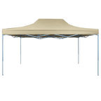 Faltzelt Pop-Up 3x4,5 m Cremeweiß