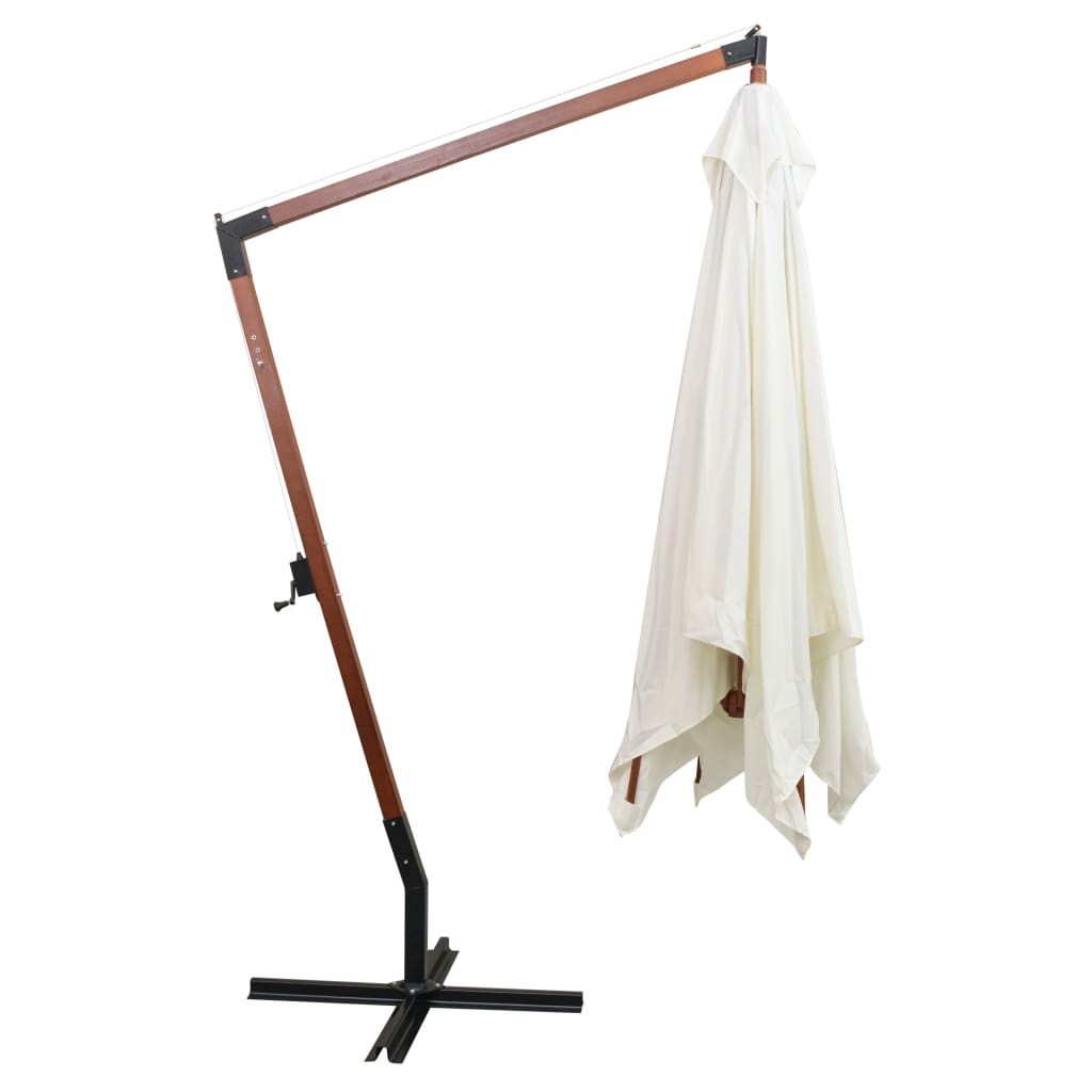 Ampelschirm 300x300 cm Holzmast