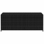 Garden-Auflagenbox Schwarz 150x50x60 cm Poly Rattan
