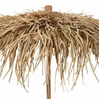 Bambus-Sonnenschirm mit Bananenblatt-Dach 210 cm