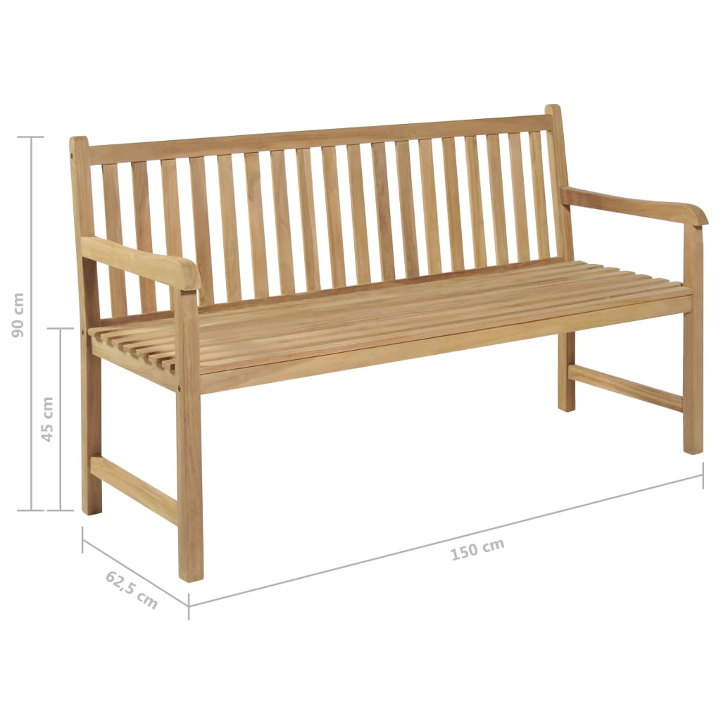 Gartenbank 150 cm Teak