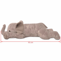 vidaXL Elefant Kuscheltier Plüsch XXL 95 cm