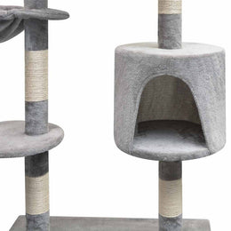 vidaXL Katzen-Kratzbaum 125 cm Grau