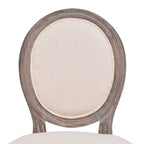 Esszimmerstühle 2 Stk. Creme Stoff