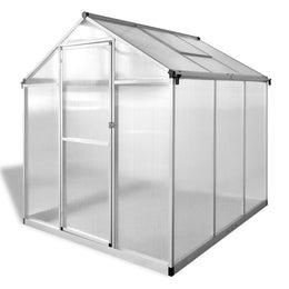vidaXL Gewächshaus Verstärkt Aluminium 3,46 m³