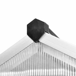 vidaXL Gewächshaus Verstärkt Aluminium 3,46 m³