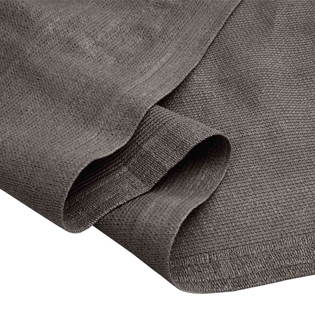 Zeltteppich 250 x 500 cm Anthrazit