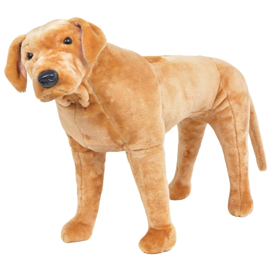 Plüschtier Hund Labrador Stehend Plüsch Hellbraun XXL