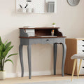 Schreibtisch Massives Mahagoniholz 80x40x92 cm
