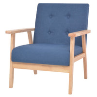 Sessel Blau Stoff