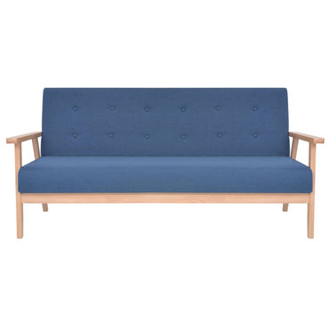 3-Sitzer-Sofa Stoff Blau