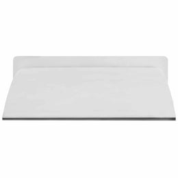 vidaXL Pool-Wasserfall Edelstahl 30x9x26 cm Silbern