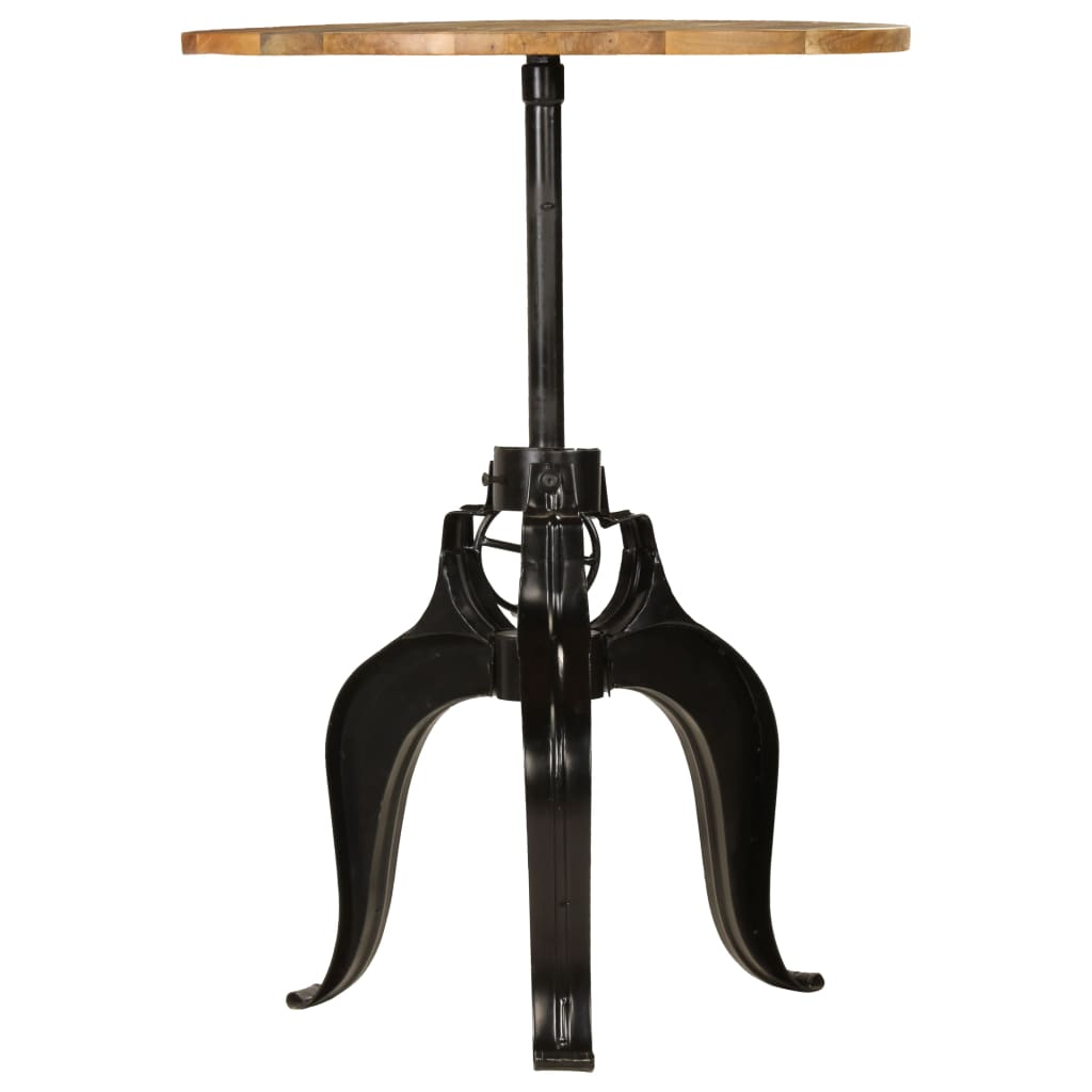 Bartisch Massivholz Mango 75x(76-110) cm