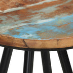 Barhocker 2 Stk. Massives Altholz