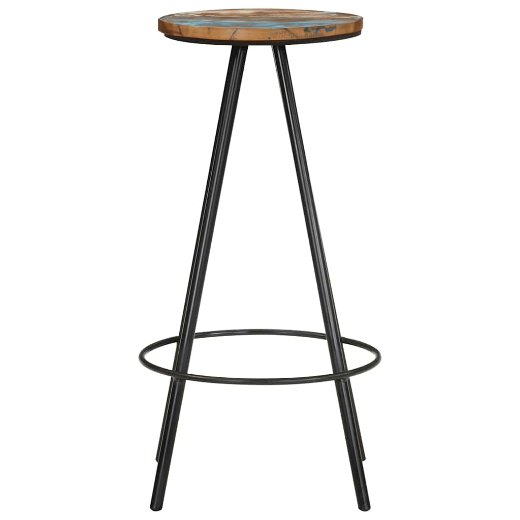 Barhocker 4 Stk. Massives Altholz