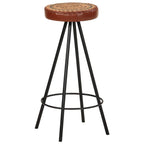 Barhocker 4 Stk. Echtleder