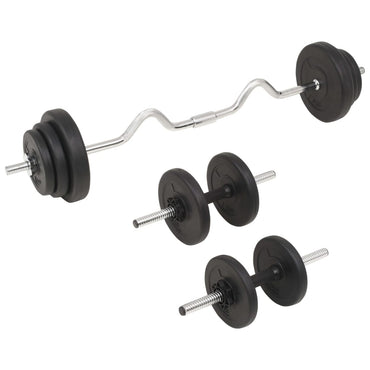 Langhantel- und Kurzhantel-Set 30 kg