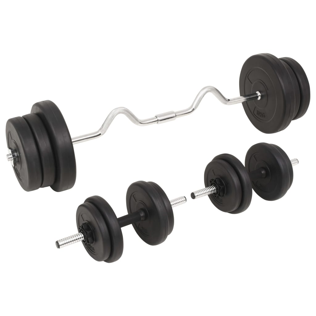 Langhantel- und Kurzhantelset 60 kg