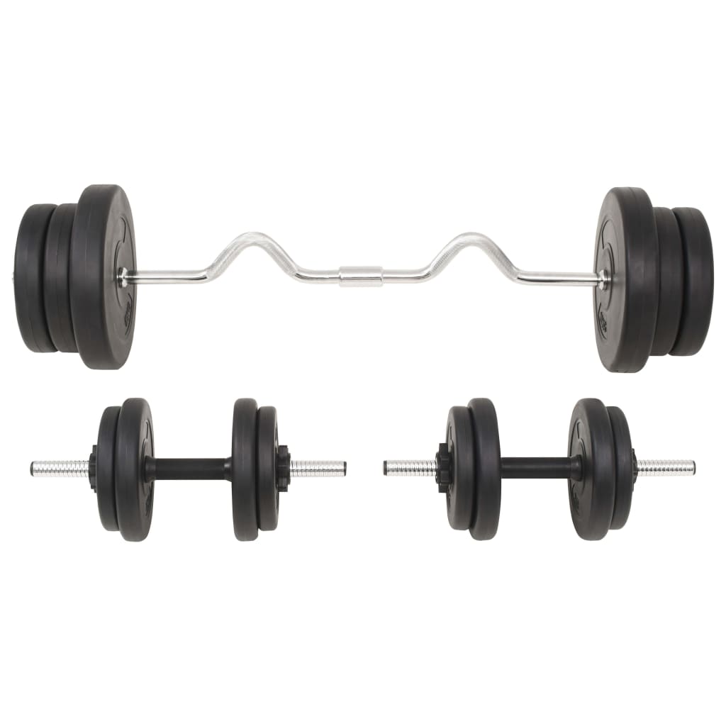 Langhantel- und Kurzhantelset 60 kg
