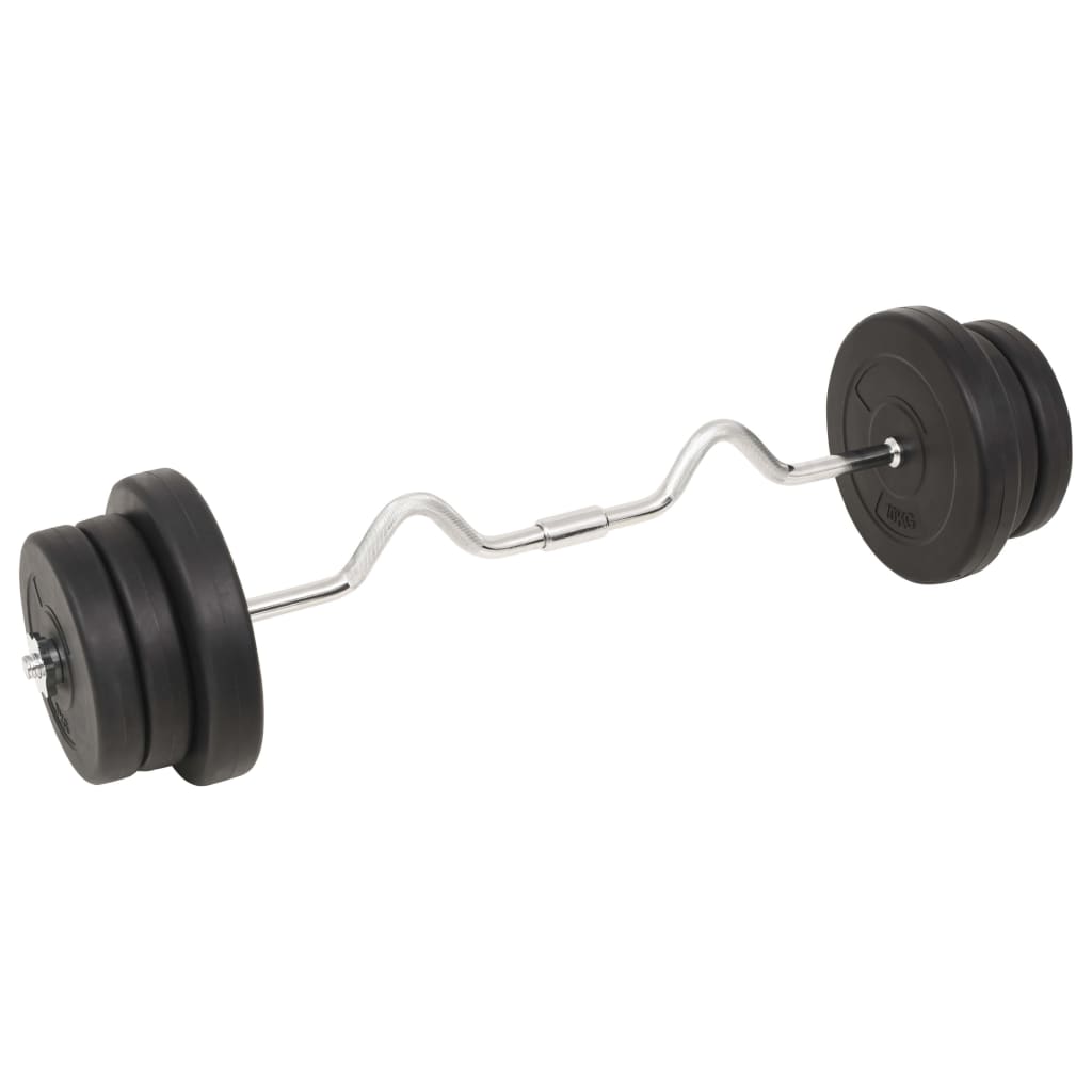 Langhantel- und Kurzhantelset 60 kg