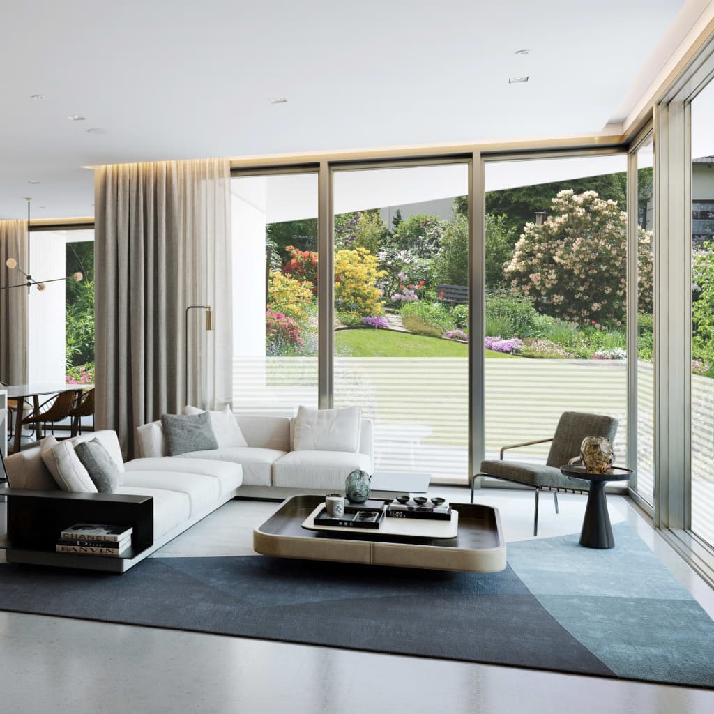 Fensterfolie Matt Streifen-Design 0,9x5 m PVC