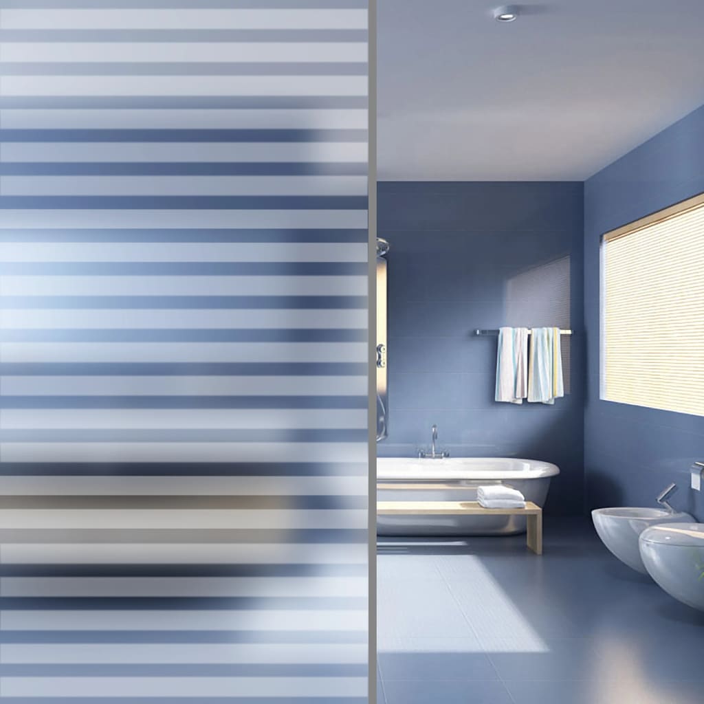 Fensterfolie Matt Streifen-Design 0,9x5 m PVC