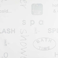 Duschrollo 80x240 cm Splash-Design