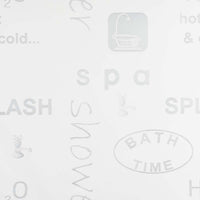 Duschrollo 120x240 cm Splash-Design