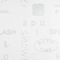 Duschrollo 140x240 cm Splash-Design