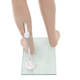 vidaXL Ganzkörper-Schaufensterpuppe Kind mit Glassockel Beige 140 cm