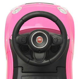vidaXL Kinder-Aufsitzauto Fiat 500 Rosa