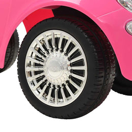 vidaXL Kinder-Aufsitzauto Fiat 500 Rosa