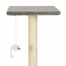 vidaXL Katzen-Kratzbaum Sisal 95 cm Grau