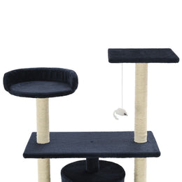 vidaXL Katzen-Kratzbaum Sisal 95 cm Dunkelblau