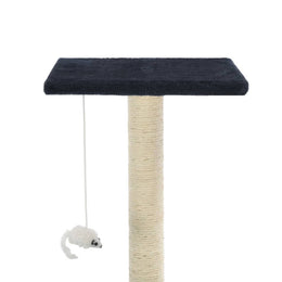 vidaXL Katzen-Kratzbaum Sisal 95 cm Dunkelblau